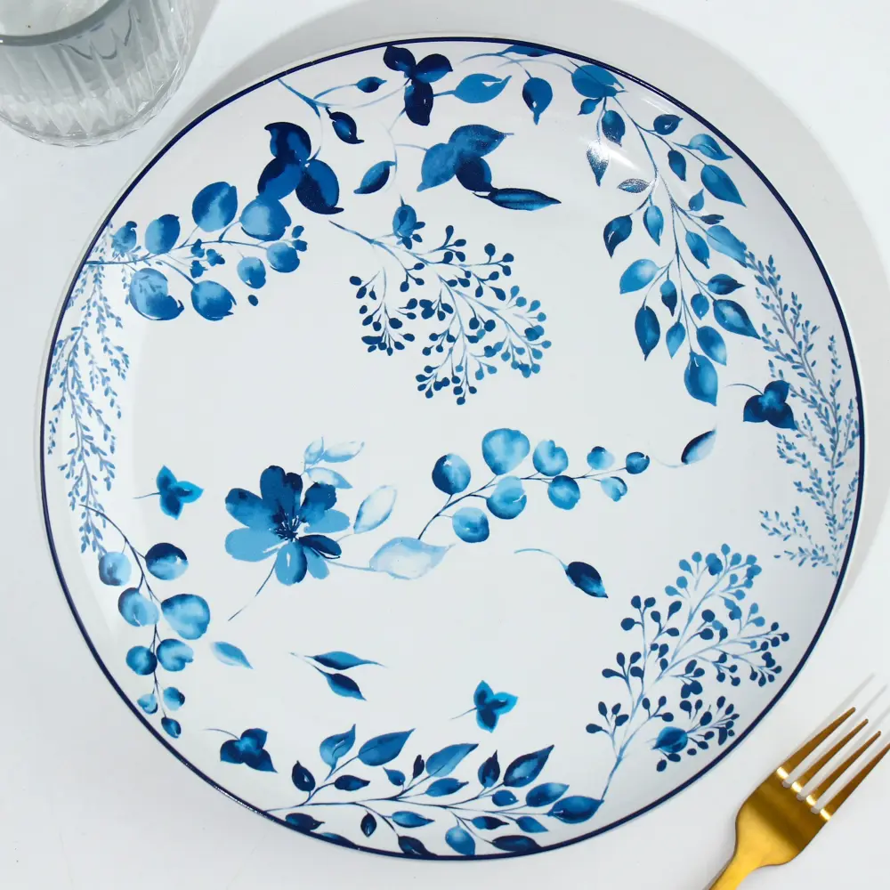 Фото 2 Тарелка Dolce Ceramo Royal Garden керамика цвет белый Фото 2 Тарелка Dolce Ceramo Royal Garden керамика цвет белый