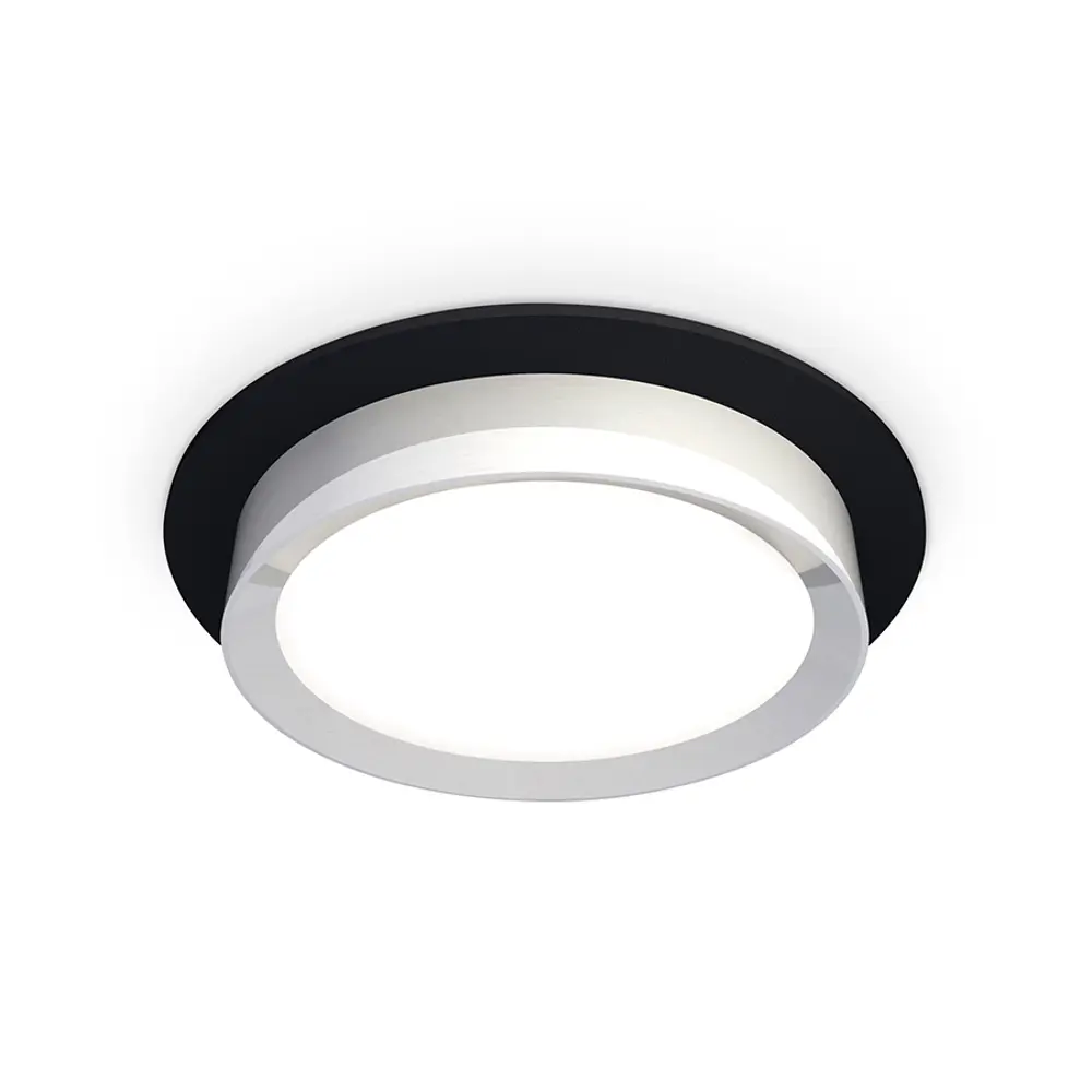 Фото Комплект точечных светильников встраиваемых светодиодных Ambrella light Xc8051003 2 м² под отверстие 9 см цвет черный Фото Комплект точечных светильников встраиваемых светодиодных Ambrella light Xc8051003 2 м² под отверстие 9 см цвет черный