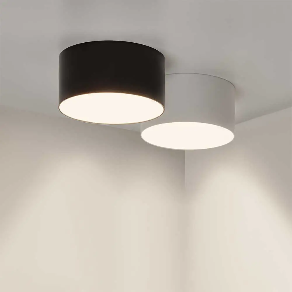 Фото 4 Светильник настенно-потолочный светодиодный Megalight Rondo 3 м² теплый белый (желтый) свет цвет черный Фото 4 Светильник настенно-потолочный светодиодный Megalight Rondo 3 м² теплый белый (желтый) свет цвет черный