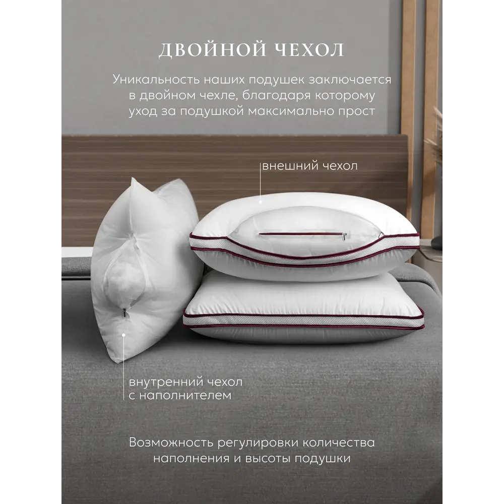 Фото 2 Подушка анатомическая ESPERA Comfort 3D 50x70 см Фото 2 Подушка анатомическая ESPERA Comfort 3D 50x70 см