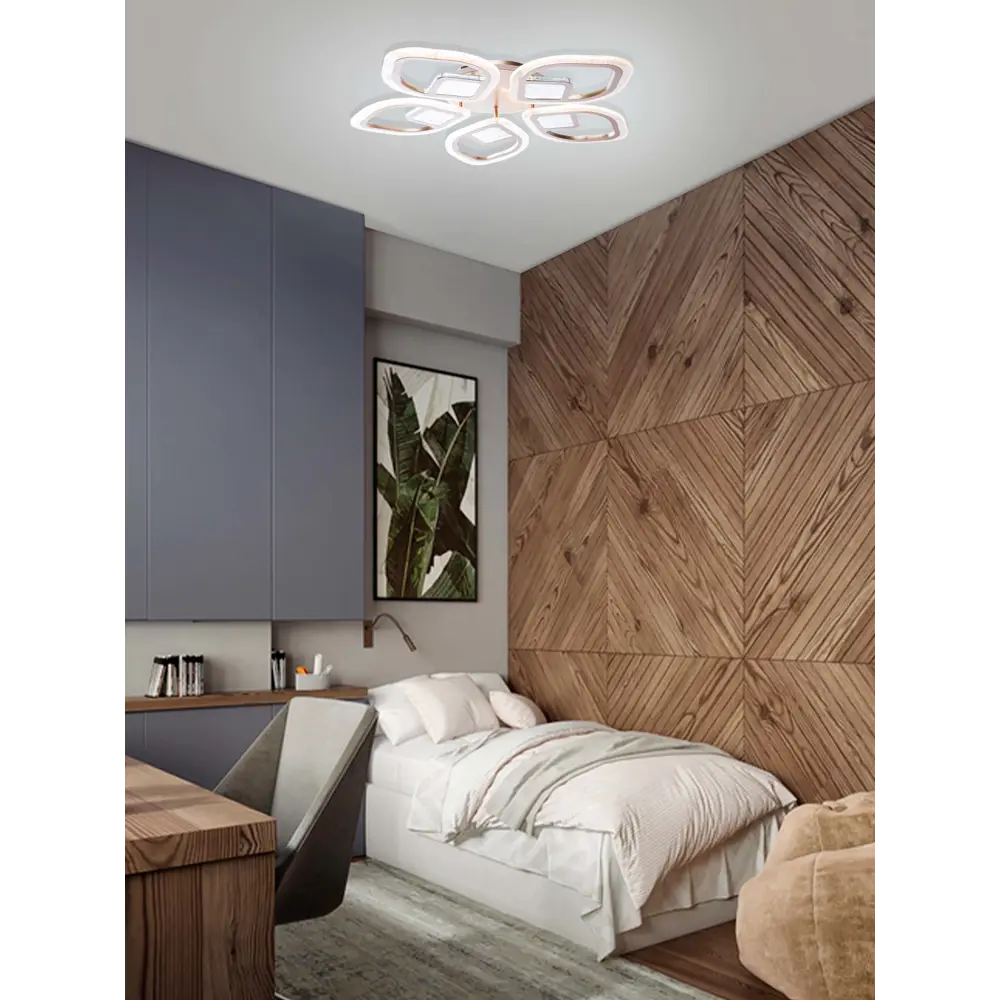 Фото 2 Светильник настенно-потолочный светодиодный СЕЛЕНА M68581-L 38 м² нейтральный белый свет цвет бронза Фото 2 Светильник настенно-потолочный светодиодный СЕЛЕНА M68581-L 38 м² нейтральный белый свет цвет бронза