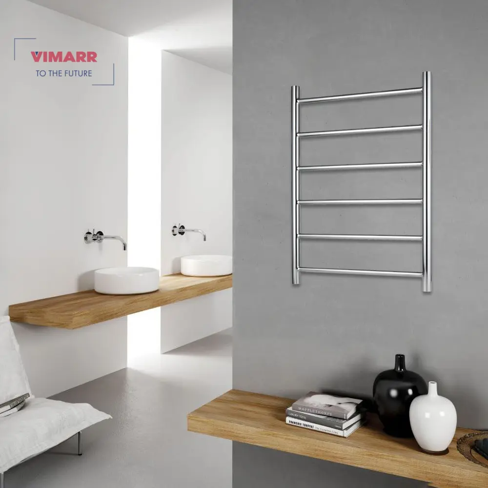 Фото 3 Полотенцесушитель водяной Vimarr Briz PSV-13VMRB58Cr 50x80 см 1/2" сталь Фото 3 Полотенцесушитель водяной Vimarr Briz PSV-13VMRB58Cr 50x80 см 1/2" сталь