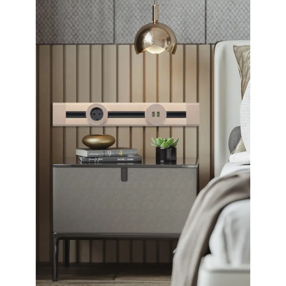 Фото 3 Трековая розетка Arte Perfetto Luce 2.1A 250 В 3338.TS2211.USBx2.Gold Фото 3 Трековая розетка Arte Perfetto Luce 2.1A 250 В 3338.TS2211.USBx2.Gold