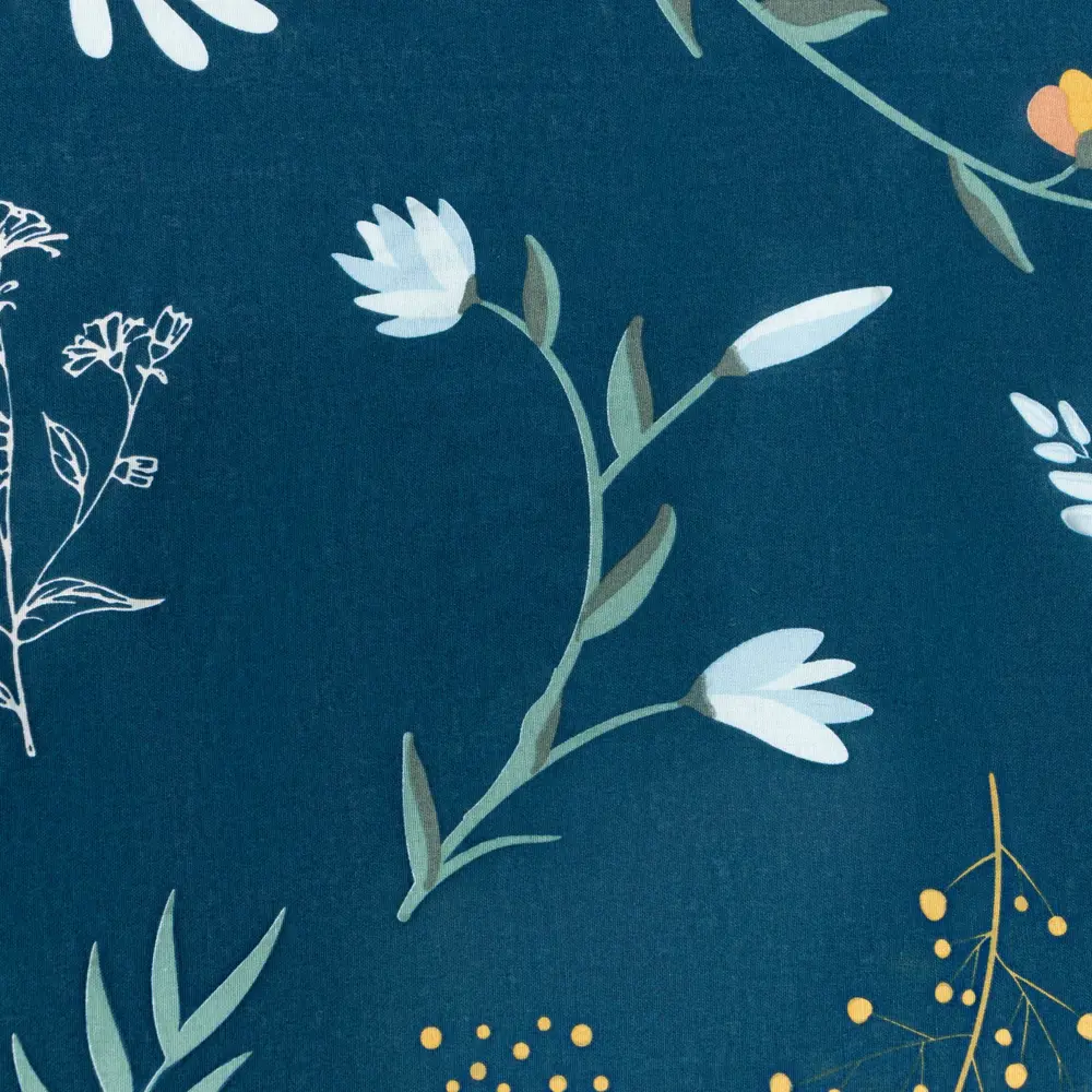 Фото 3 Комплект постельного белья Этель Herbs поплин 1.5-спальный наволочки 50 x 70- 2 шт цвет белый