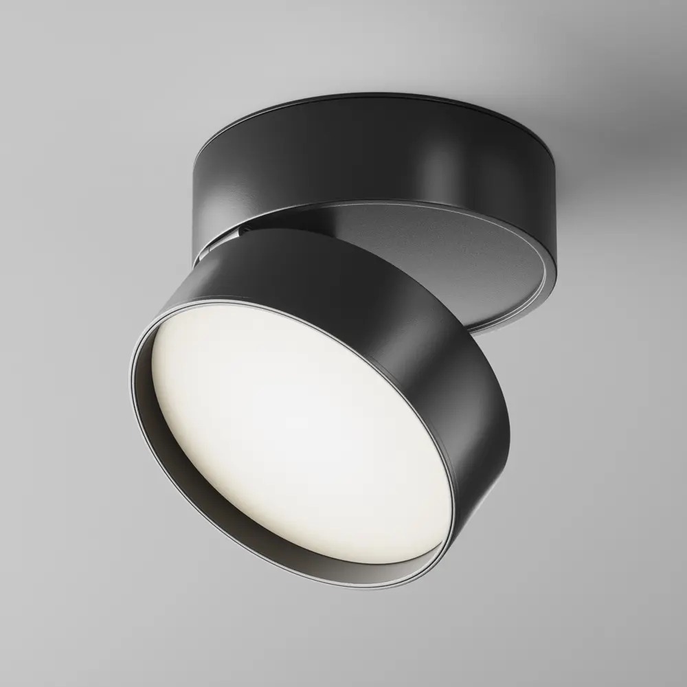 Фото 3 Светильник точечный накладной светодиодный Maytoni C024cl-18w4k-b-1 9 м² цвет черный Фото 3 Светильник точечный накладной светодиодный Maytoni C024cl-18w4k-b-1 9 м² цвет черный