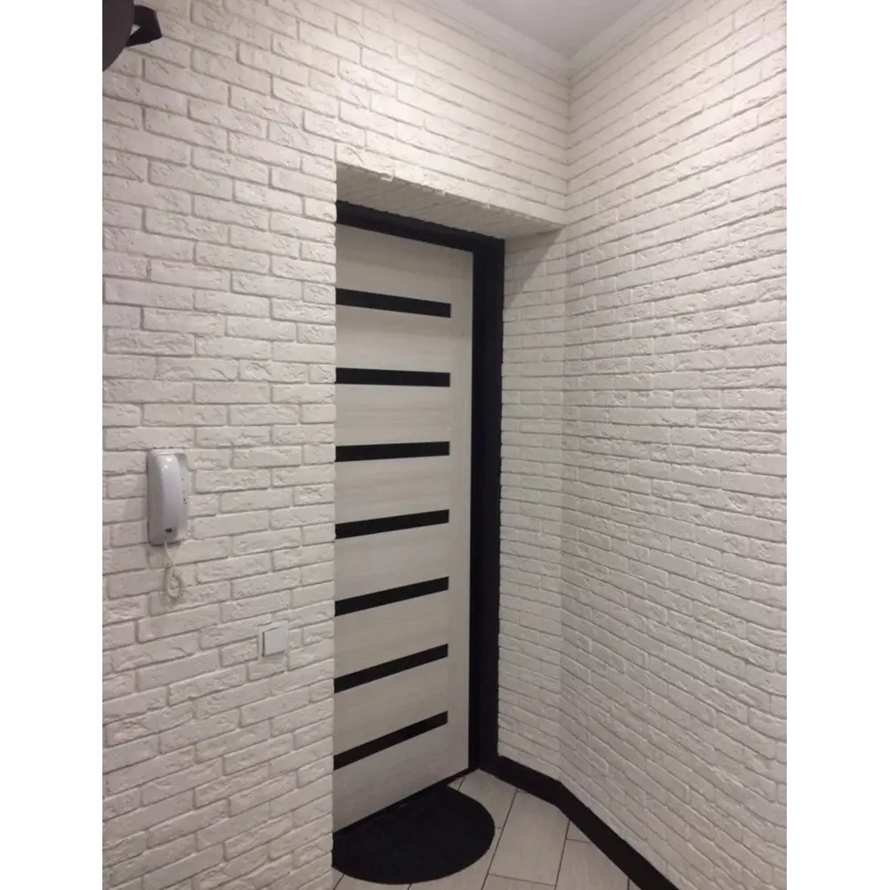 Фото 5 Декоративная плитка Кирпич Карпатский цвет белый 1.05 м²