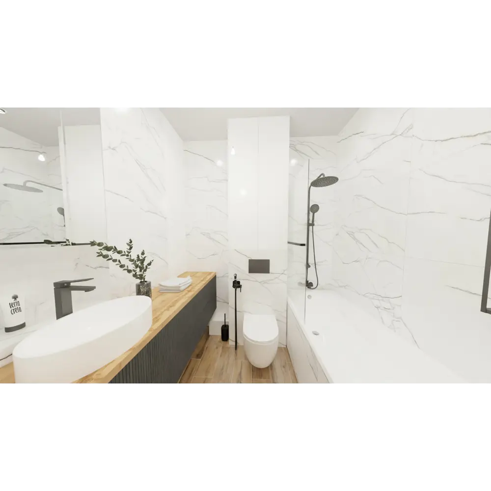 Фото 5 Керамогранит Incolor Montreal 60x120 см 2.88 м² матовый цвет белый Фото 5 Керамогранит Incolor Montreal 60x120 см 2.88 м² матовый цвет белый