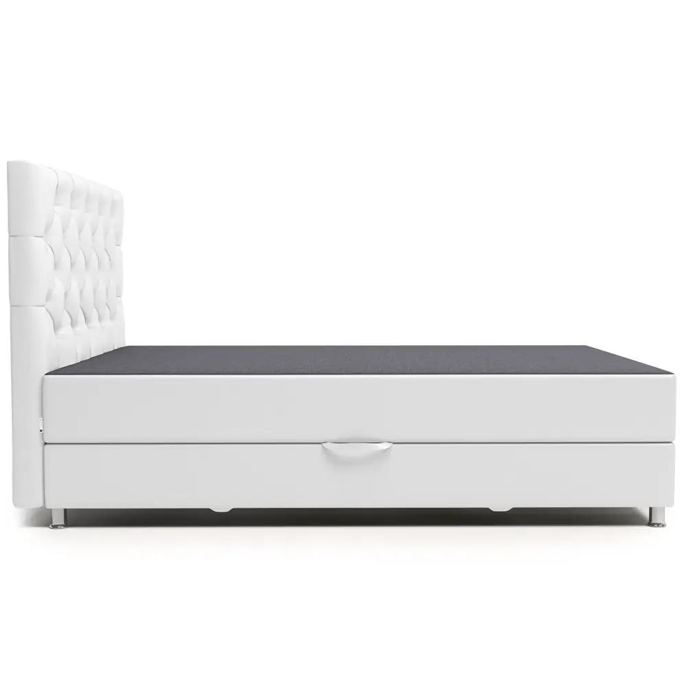 Фото 2 Кровать Шармэль люкс 160x110x208см Массив дерева цвет серый/серебристый Фото 2 Кровать Шармэль люкс 160x110x208см Массив дерева цвет серый/серебристый