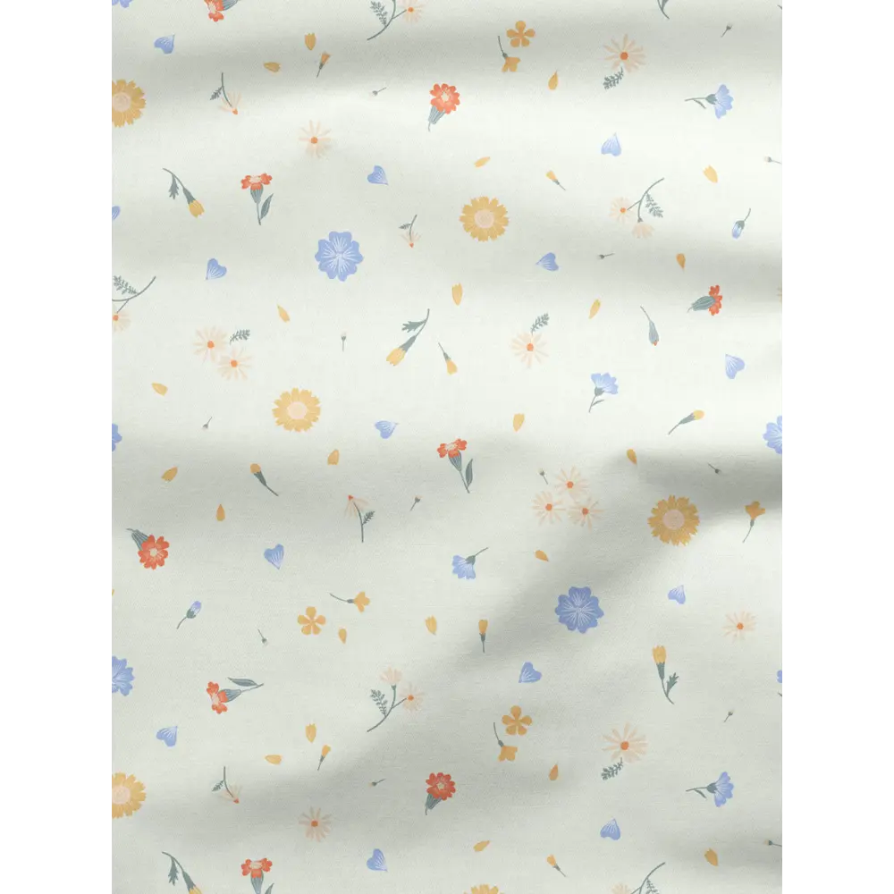 Фото 2 Комплект штор на шторной ленте Decoracion Пестики тычинки 145x275 см цвет оранжевый голубой светло-бежевый Фото 2 Комплект штор на шторной ленте Decoracion Пестики тычинки 145x275 см цвет оранжевый голубой светло-бежевый