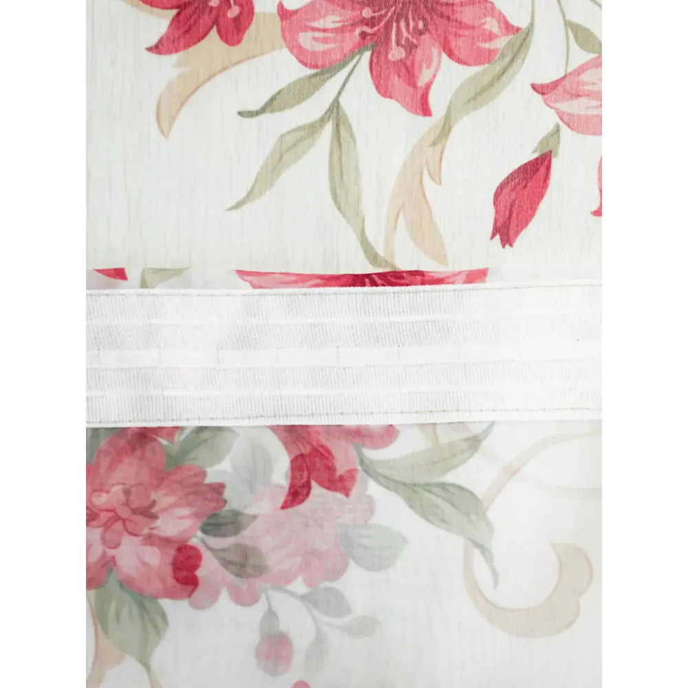 Фото 4 Штора на шторной ленте Witerra Лилии 200x260 см цвет красный Фото 4 Штора на шторной ленте Witerra Лилии 200x260 см цвет красный