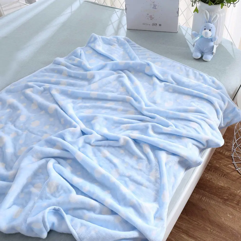 Фото 8 Покрывало Sofi de Marko Роджер 100x150 см велсофт цвет голубой Фото 8 Покрывало Sofi de Marko Роджер 100x150 см велсофт цвет голубой