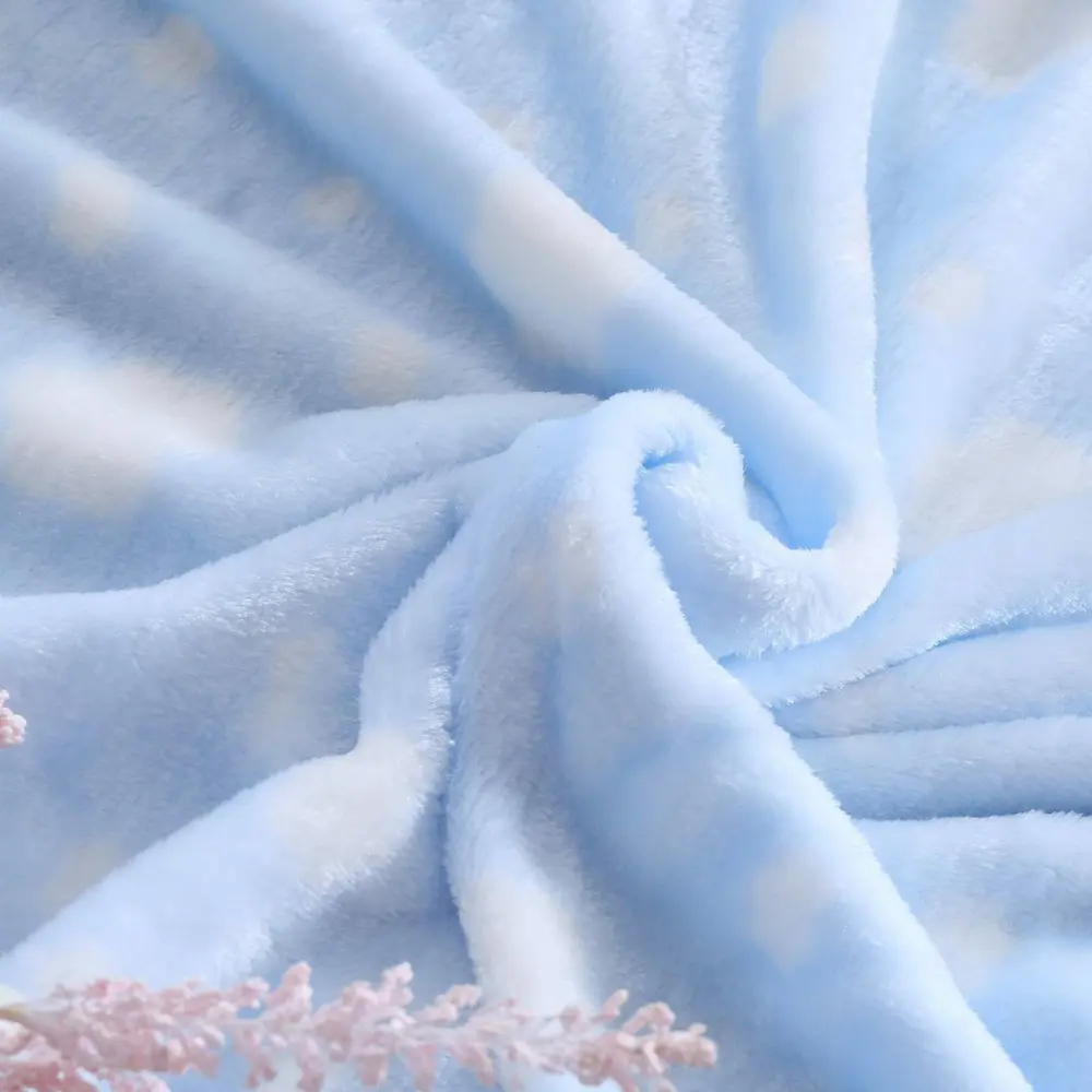 Фото 2 Покрывало Sofi de Marko Роджер 100x150 см велсофт цвет голубой Фото 2 Покрывало Sofi de Marko Роджер 100x150 см велсофт цвет голубой