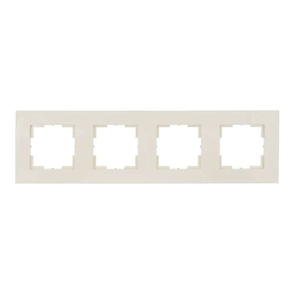 Фото Рамка для розеток и выключателей Кунцево-электро Аксиома 4 поста цвет слоновая кость Фото Рамка для розеток и выключателей Кунцево-электро Аксиома 4 поста цвет слоновая кость