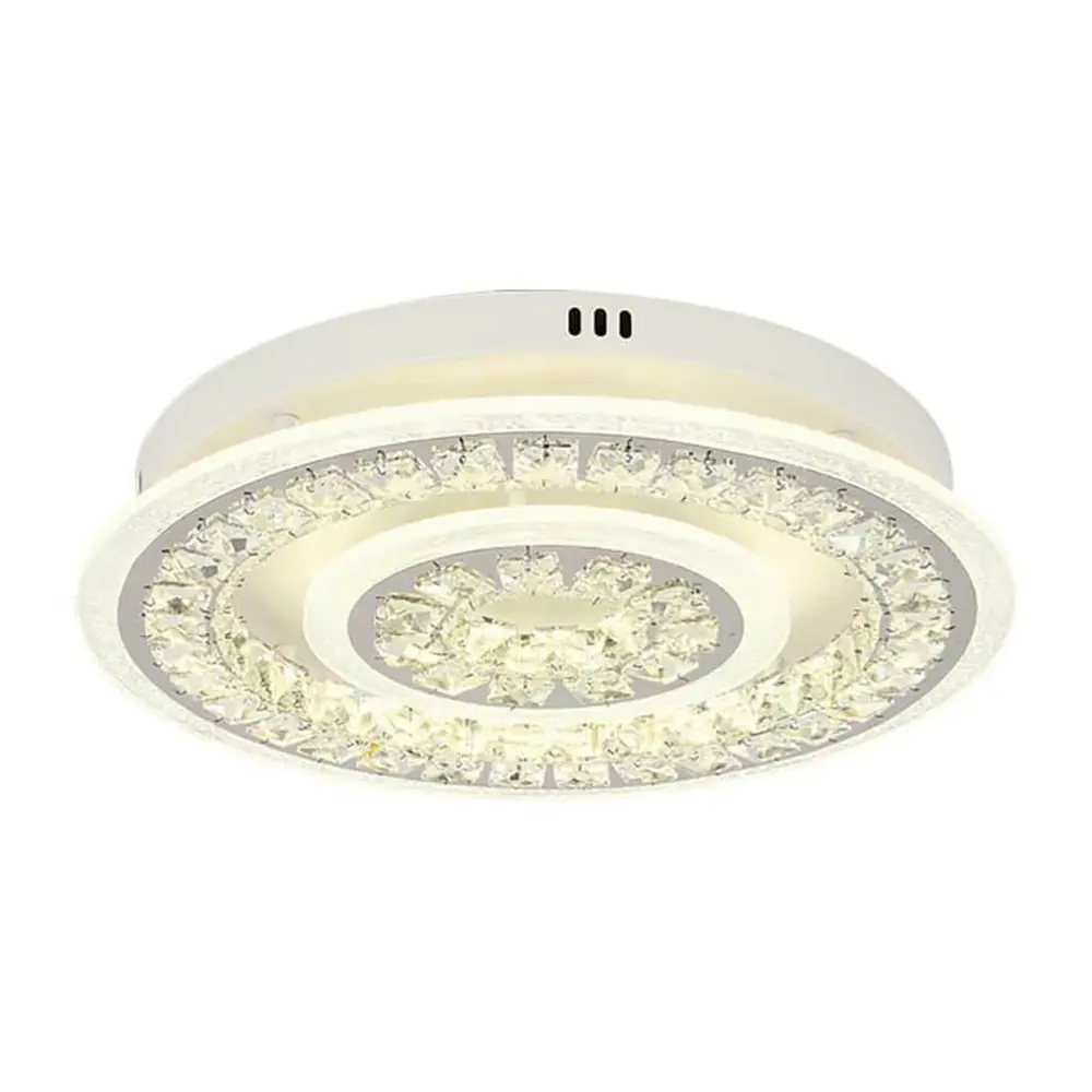 Фото Светильник потолочный светодиодный Ambrella Light Ice FA153 с пультом управления, цвет прозрачный