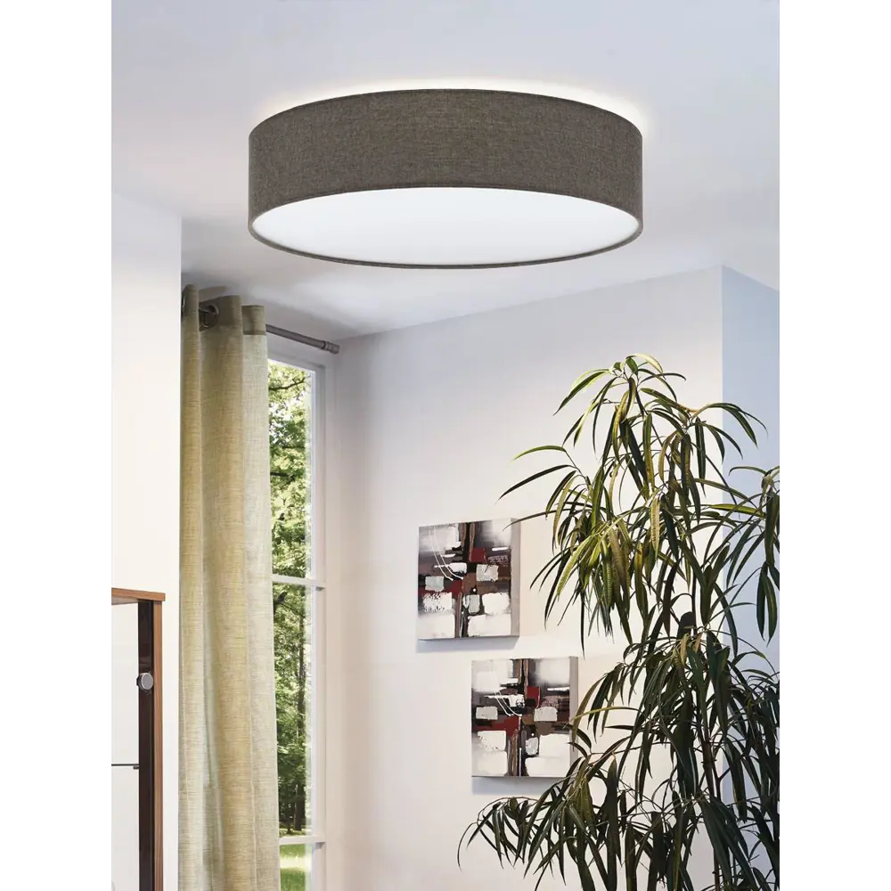 Фото 2 Светильник настенно-потолочный EGLO PASTERI 97614, 3 лампы, цвет коричневый Фото 2 Светильник настенно-потолочный EGLO PASTERI 97614, 3 лампы, цвет коричневый