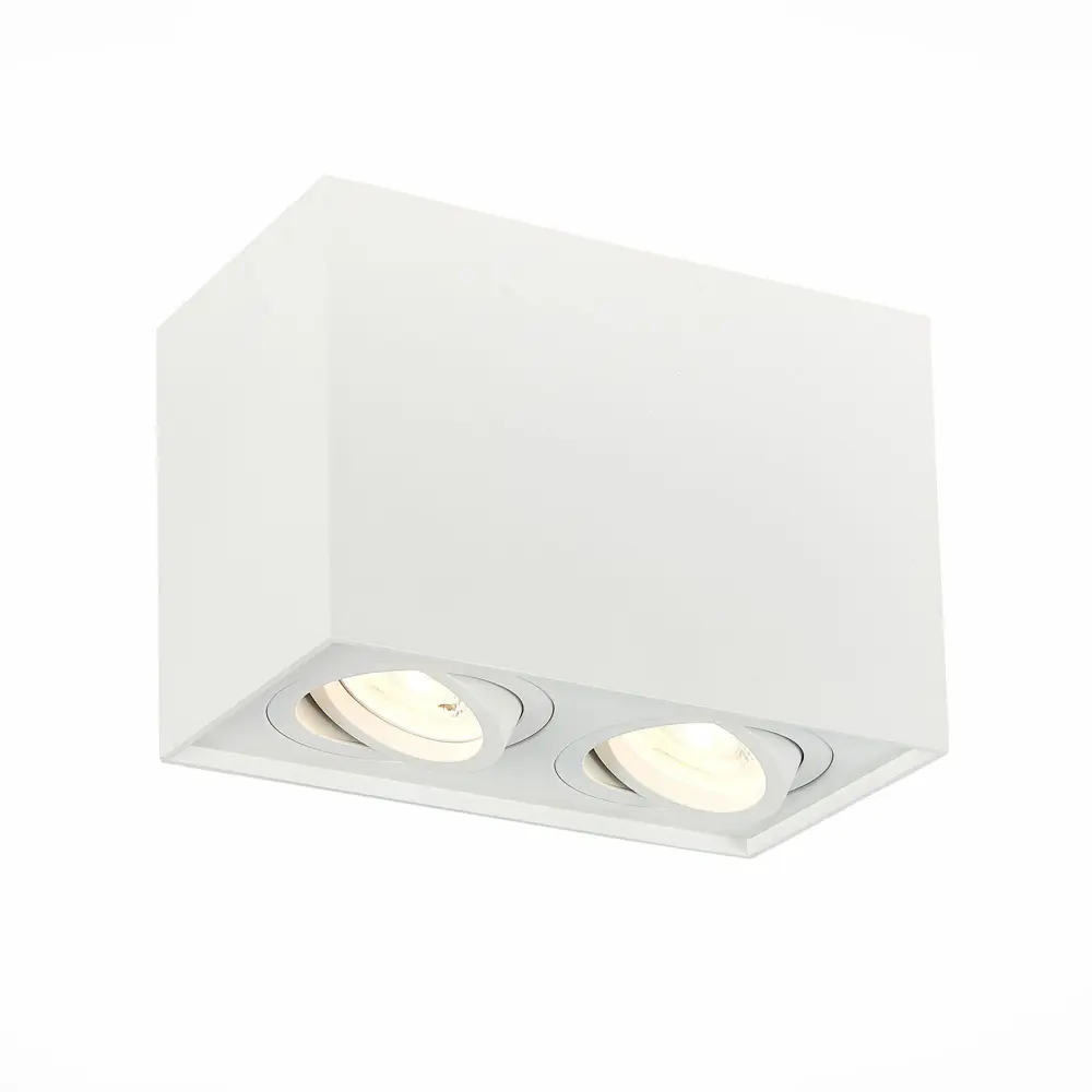 Фото Светильник карданный St Luce St109.507.02 GU10 цвет белый Фото Светильник карданный St Luce St109.507.02 GU10 цвет белый