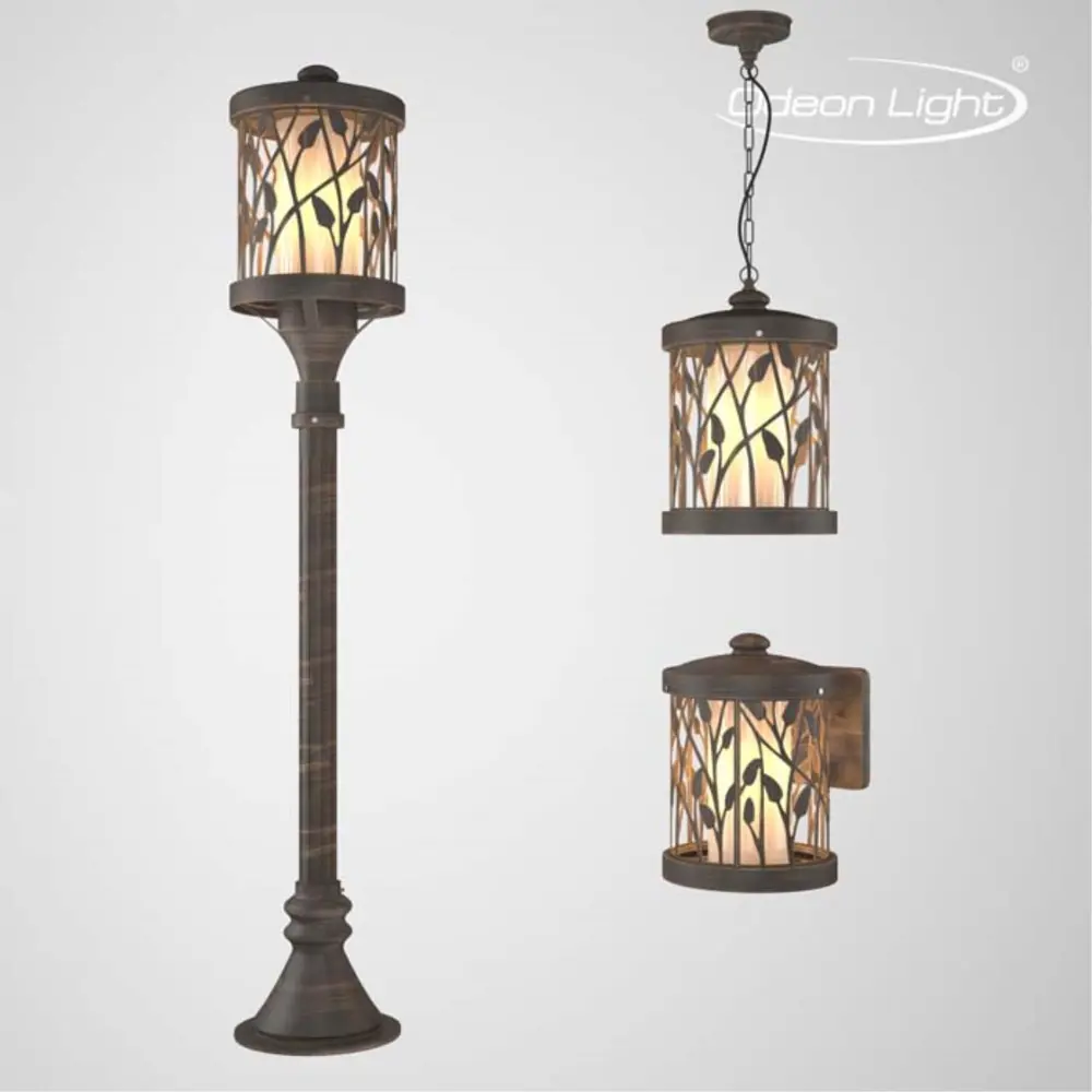 Фото 3 Светильник уличный настенный ODEON LIGHT 2287_1W NATURE 100 Вт IP44 цвет коричневый Фото 3 Светильник уличный настенный ODEON LIGHT 2287_1W NATURE 100 Вт IP44 цвет коричневый