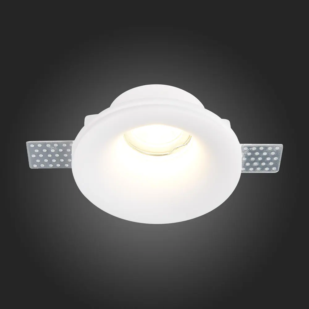Фото 8 Светильник точечный встраиваемый ST LUCE ST254.318.01 ST252–254 GYPSUM под отверстие 120 мм 3 м² цвет белый