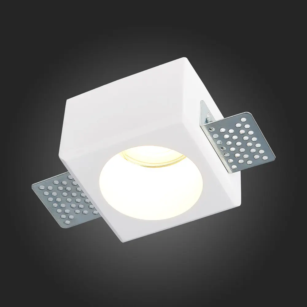 Фото 3 Светильник точечный встраиваемый ST LUCE ST252.508.01 ST252–254 GYPSUM под отверстие 80 мм 3 м² цвет белый Фото 3 Светильник точечный встраиваемый ST LUCE ST252.508.01 ST252–254 GYPSUM под отверстие 80 мм 3 м² цвет белый