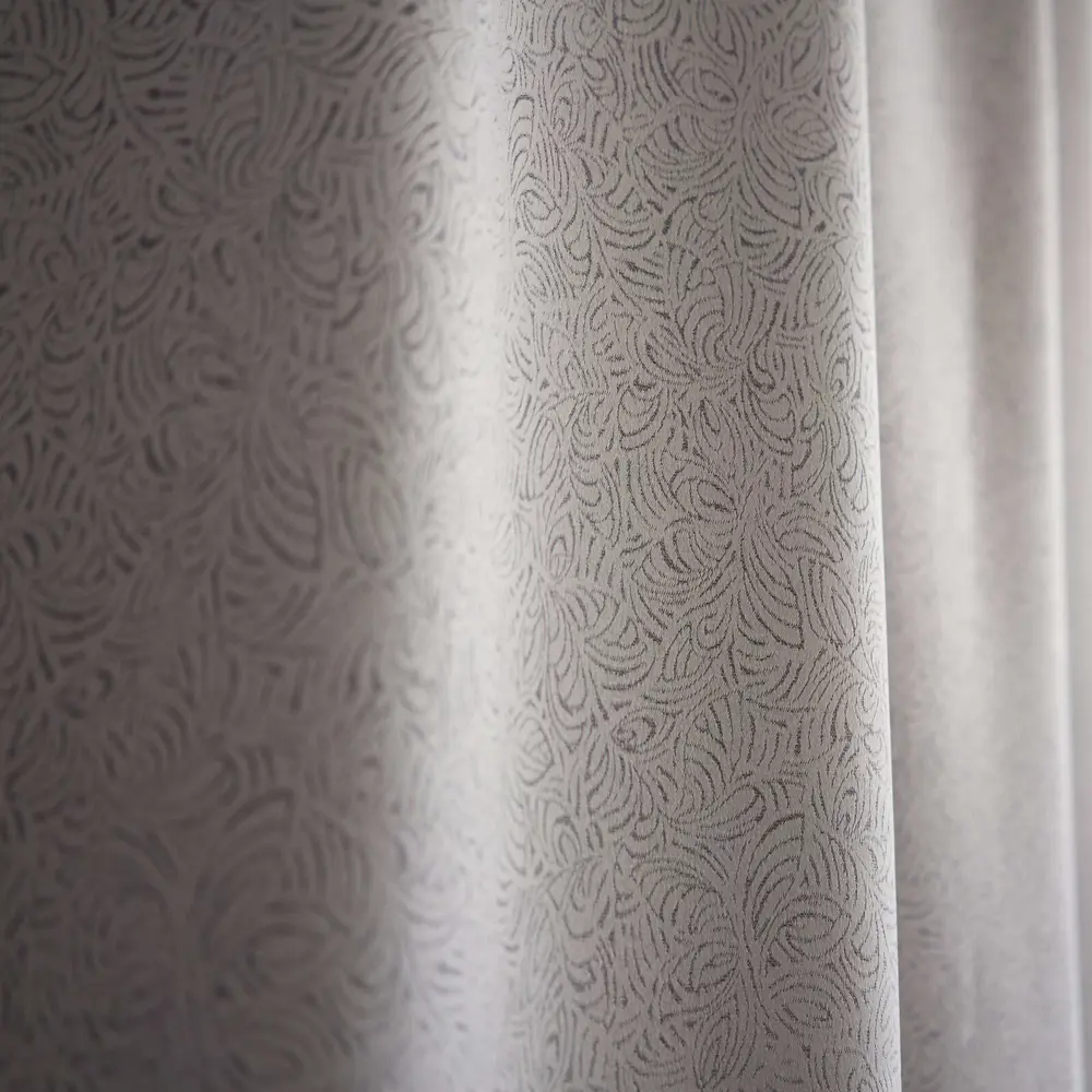 Фото 5 Штора на шторной ленте Witerra Грация 135x260 см цвет серый Фото 5 Штора на шторной ленте Witerra Грация 135x260 см цвет серый