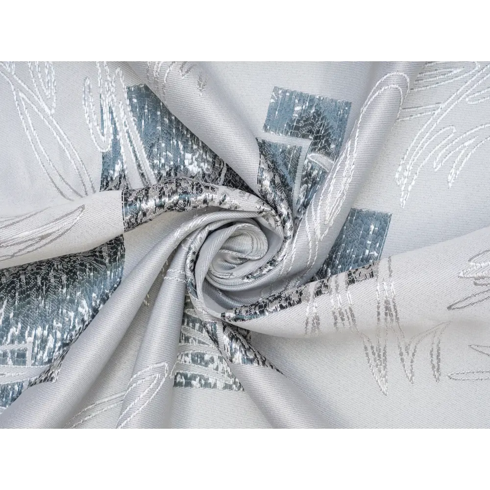 Фото 12 Штора на шторной ленте Геометрия 200x250 см цвет серый Фото 12 Штора на шторной ленте Геометрия 200x250 см цвет серый