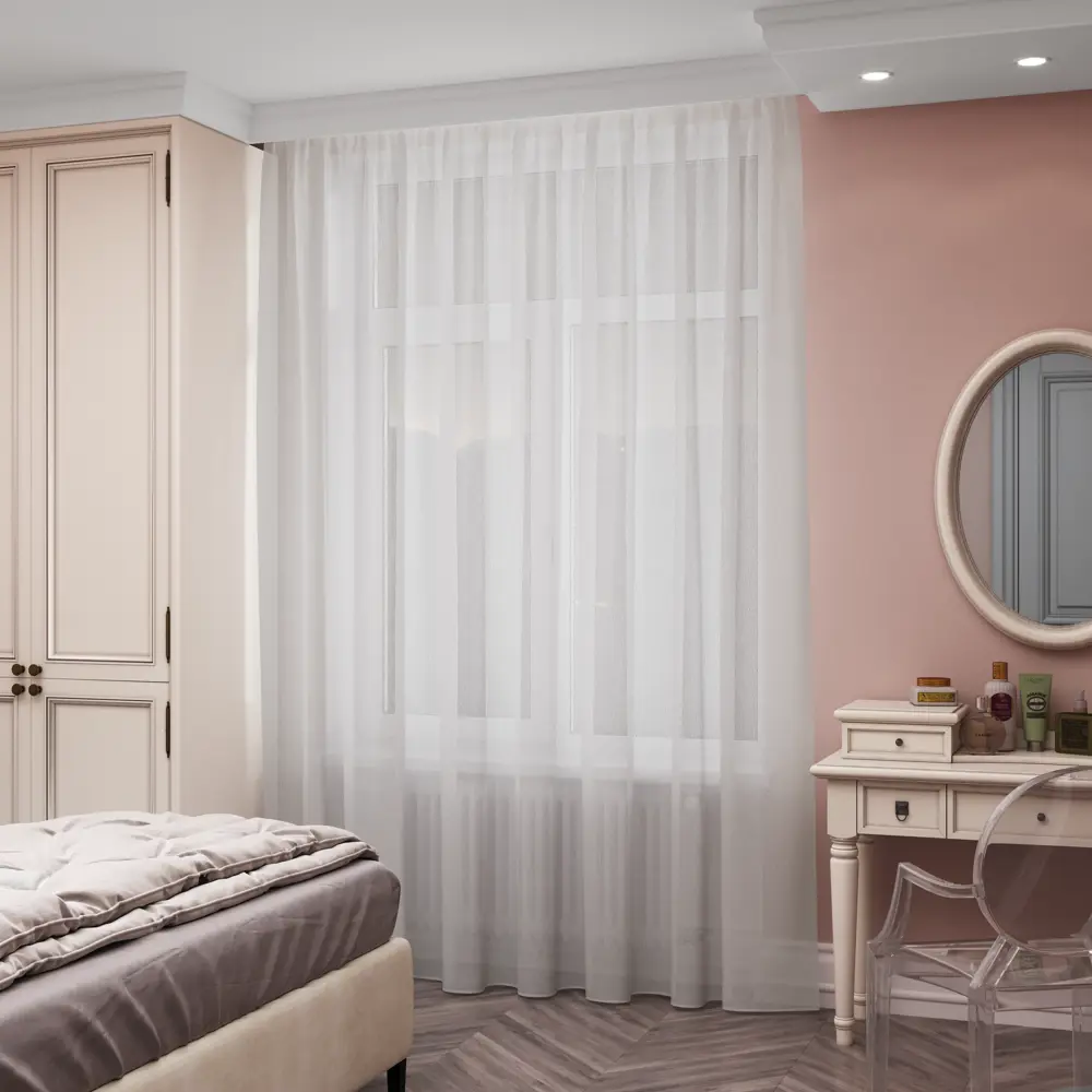 Фото Тюль Марта YML511 на шторной ленте 250x300 см, цвет светло-серый Фото Тюль Марта YML511 на шторной ленте 250x300 см, цвет светло-серый