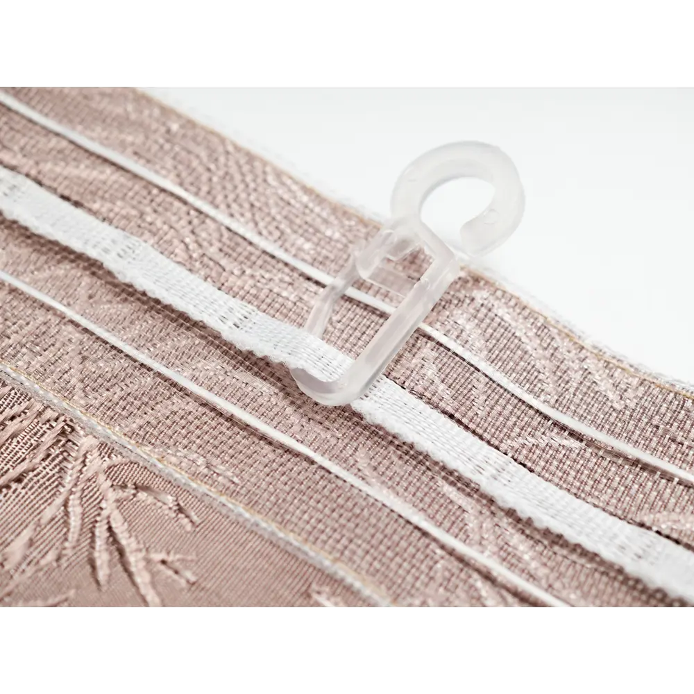 Фото 4 Штора на шторной ленте Веточки 150x250 см цвет кофейный Фото 4 Штора на шторной ленте Веточки 150x250 см цвет кофейный