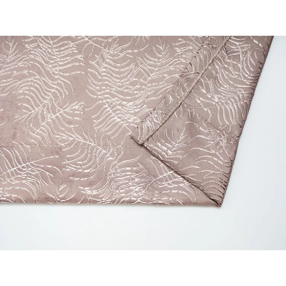 Фото 2 Штора на шторной ленте Веточки 150x250 см цвет кофейный Фото 2 Штора на шторной ленте Веточки 150x250 см цвет кофейный