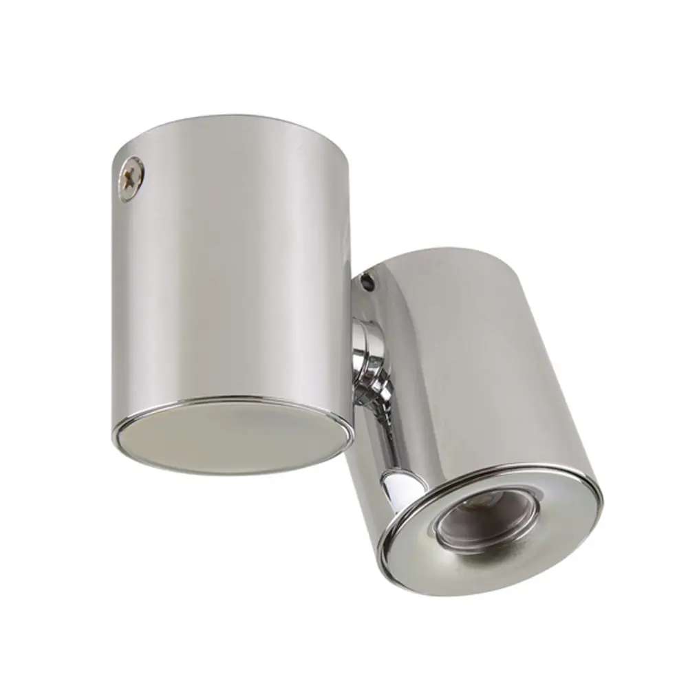 Фото Спот поворотный светодиодный LIGHTSTAR 51134 PUNTO 1 м² нейтральный белый свет цвет хром Фото Спот поворотный светодиодный LIGHTSTAR 51134 PUNTO 1 м² нейтральный белый свет цвет хром