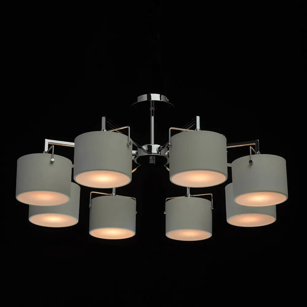 Фото 4 Светильник настенно-потолочный MW-LIGHT 721010308 8 ламп 24 м² цвет белый Фото 4 Светильник настенно-потолочный MW-LIGHT 721010308 8 ламп 24 м² цвет белый