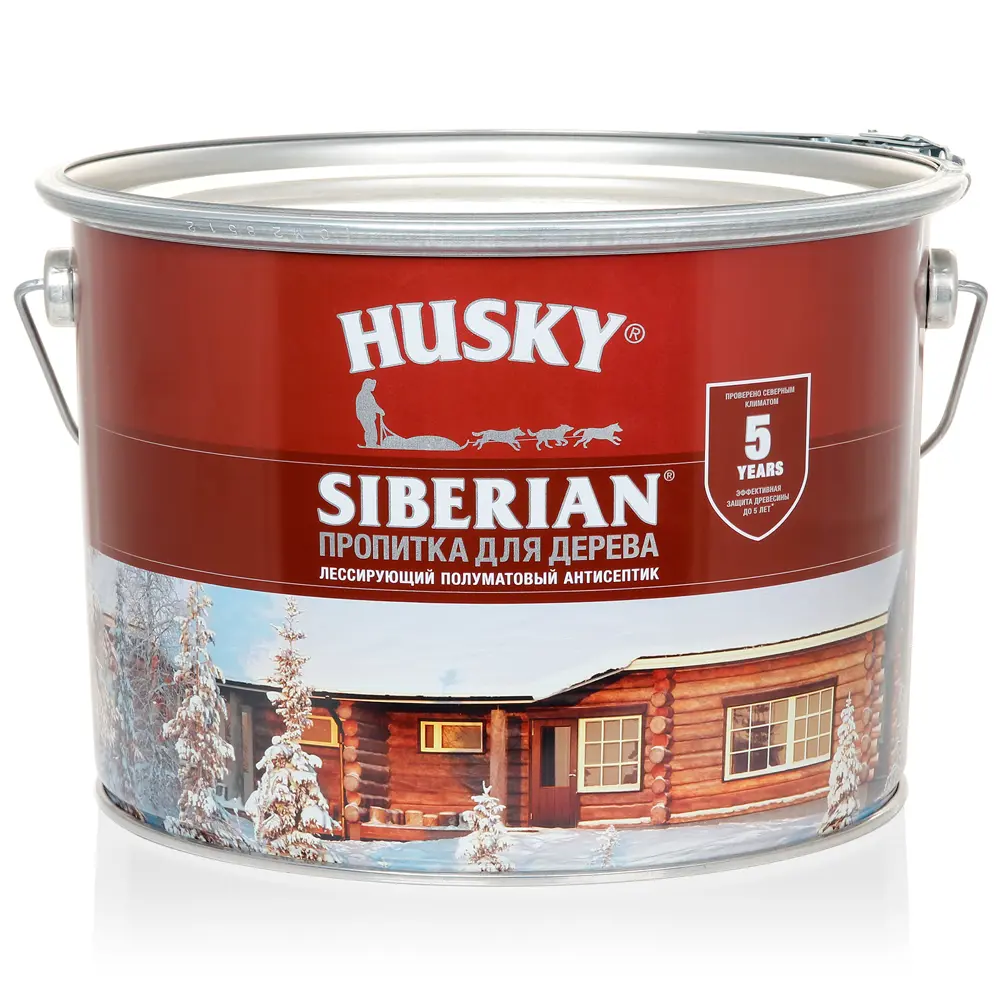Фото 2 Антисептик HUSKY 28830 полуматовый орех 9 л Фото 2 Антисептик HUSKY 28830 полуматовый орех 9 л