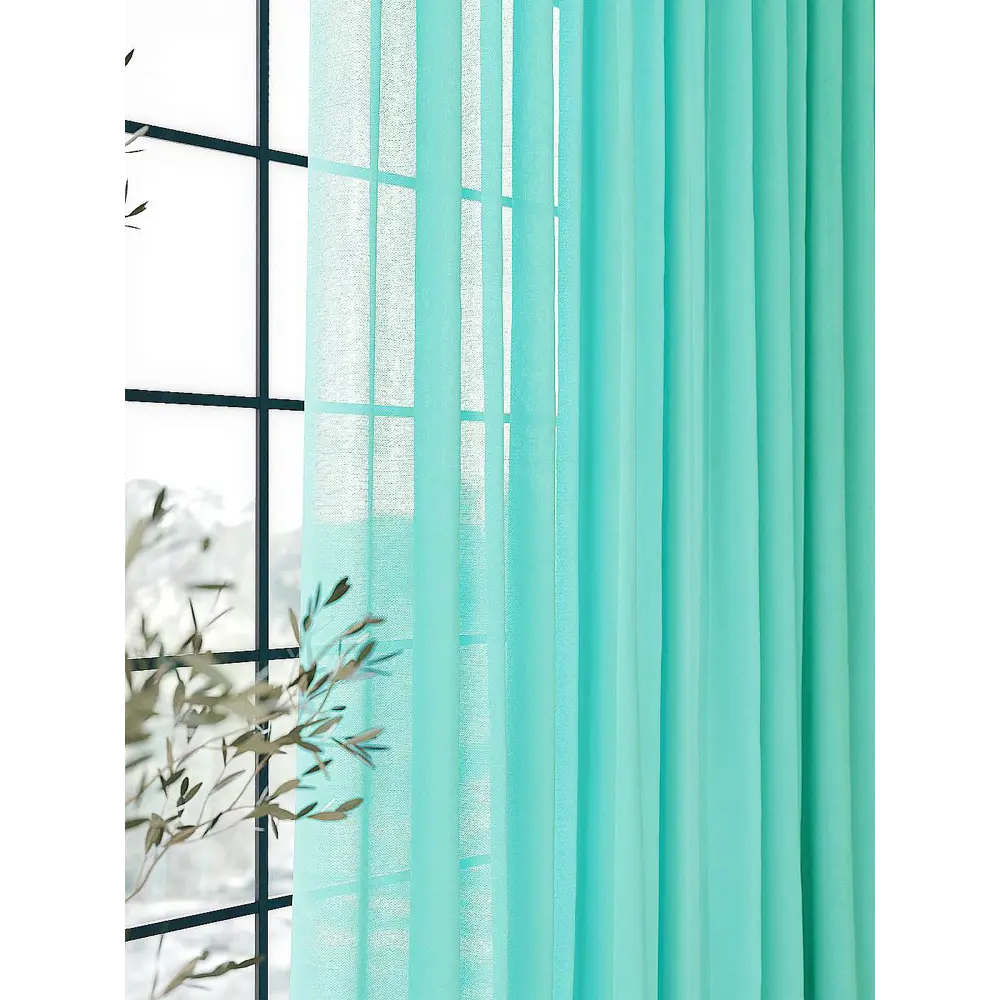 Фото 5 Тюль на ленте Helga Рудрин вуаль 200x230 см цвет зеленый HH125186 Фото 5 Тюль на ленте Helga Рудрин вуаль 200x230 см цвет зеленый HH125186