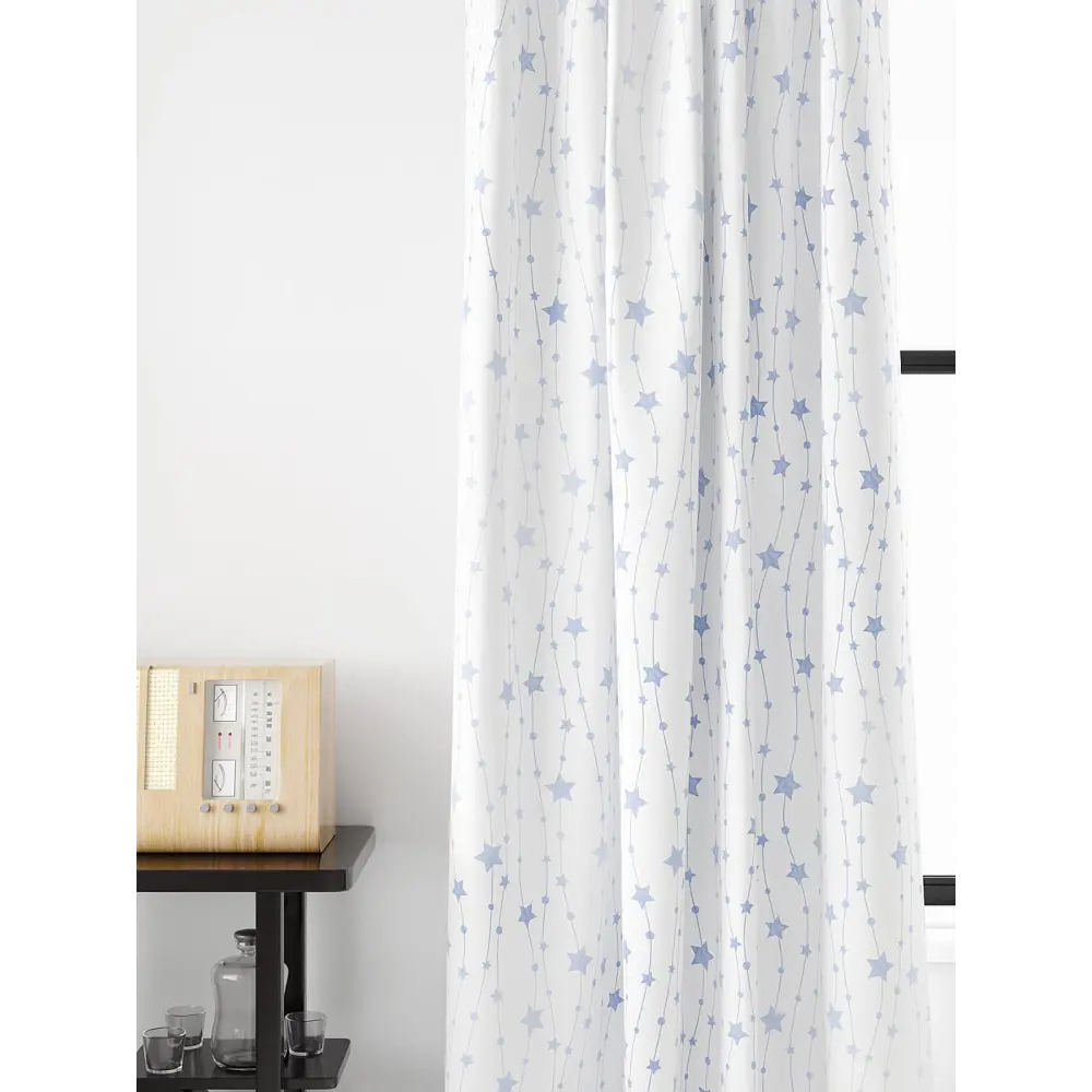 Фото 3 Штора на шторной ленте Helga Минмирас 300x250 см цвет белый Фото 3 Штора на шторной ленте Helga Минмирас 300x250 см цвет белый