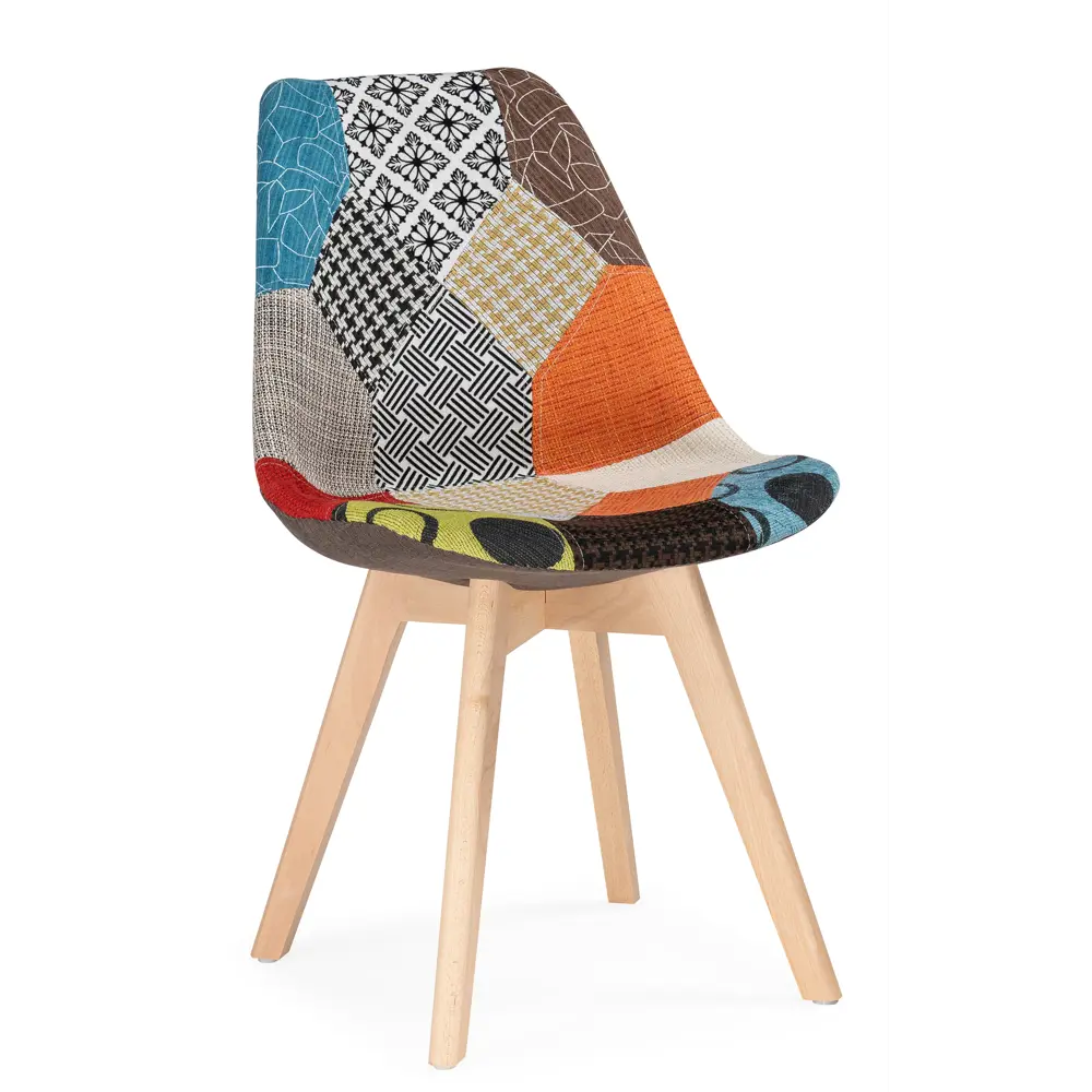 Фото Стул Woodville Mille 48x81x54 см ткань цвет разноцвет ный Фото Стул Woodville Mille 48x81x54 см ткань цвет разноцвет ный