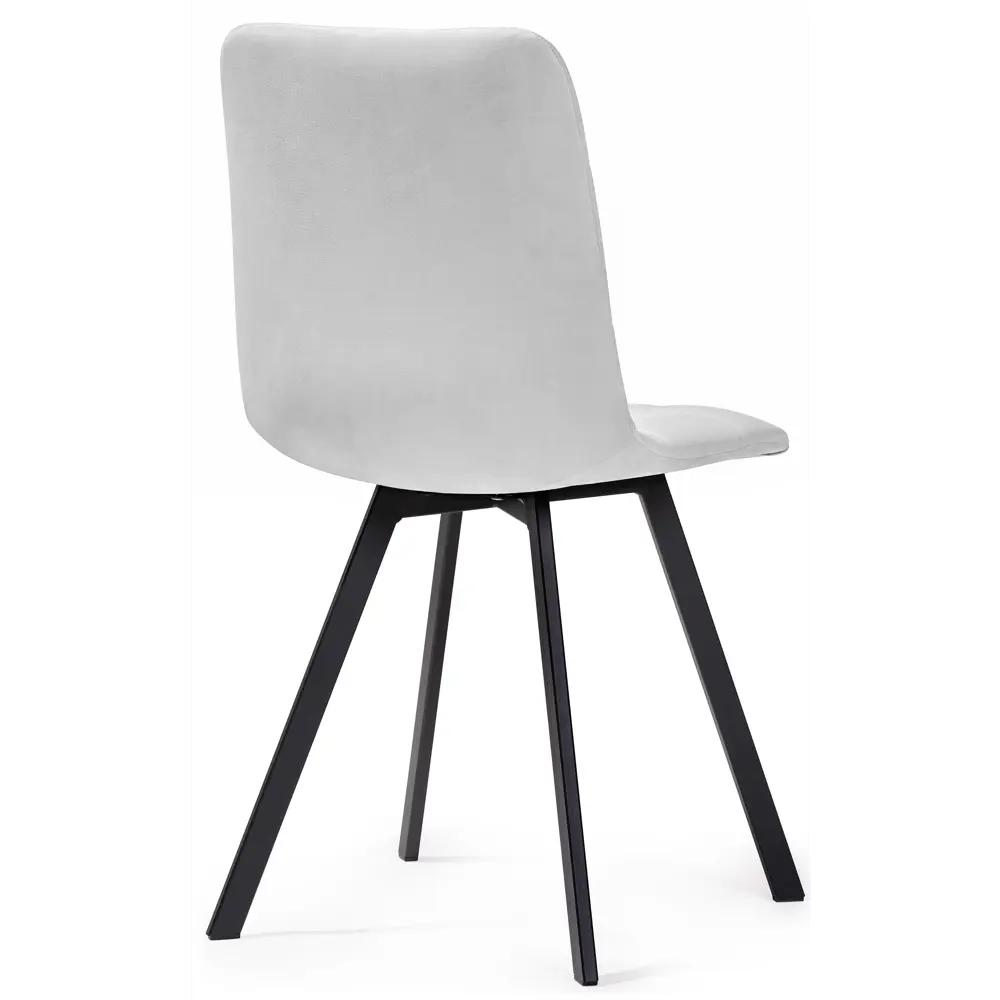 Фото 4 Стул Мебельные Решения Чилли 43.50x87.50x50 см велюр цвет черный/светло-серый Фото 4 Стул Мебельные Решения Чилли 43.50x87.50x50 см велюр цвет черный/светло-серый