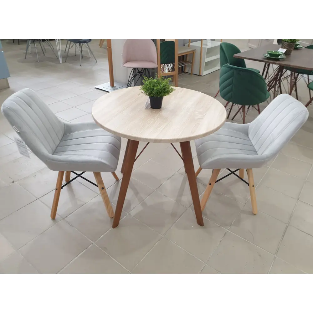 Фото 9 Стул Sheffilton СТ-707 54x82x58 см велюр цвет серый Фото 9 Стул Sheffilton СТ-707 54x82x58 см велюр цвет серый