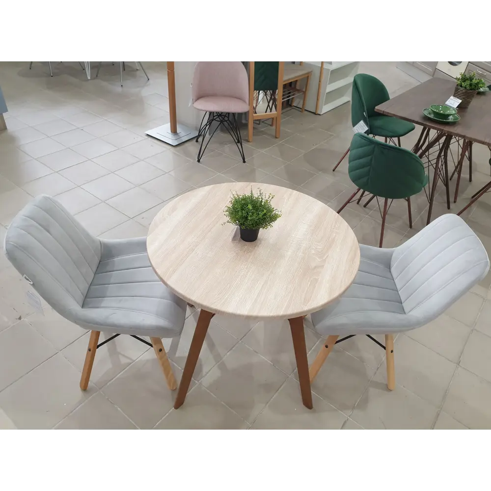 Фото 10 Стул Sheffilton СТ-707 54x82x58 см велюр цвет серый Фото 10 Стул Sheffilton СТ-707 54x82x58 см велюр цвет серый