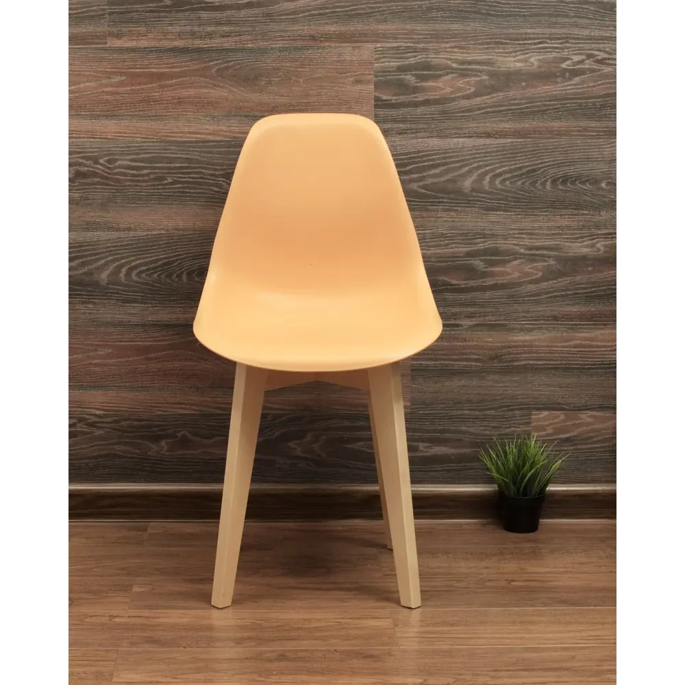 Фото 7 Комплект стульев 3 шт Zip-Mebel Сашш 45x83x46 см ABS-пластик цвет персиковый/светлое дерево Фото 7 Комплект стульев 3 шт Zip-Mebel Сашш 45x83x46 см ABS-пластик цвет персиковый/светлое дерево