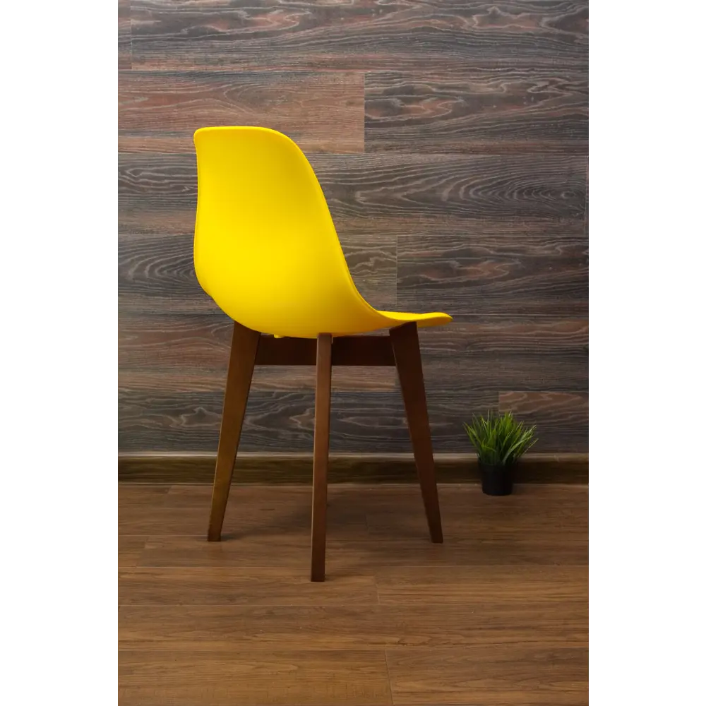 Фото 7 Комплект стульев 2 шт Zip-Mebel Сашш 45x83x46 см ABS-пластик цвет желтый/темное дерево Фото 7 Комплект стульев 2 шт Zip-Mebel Сашш 45x83x46 см ABS-пластик цвет желтый/темное дерево