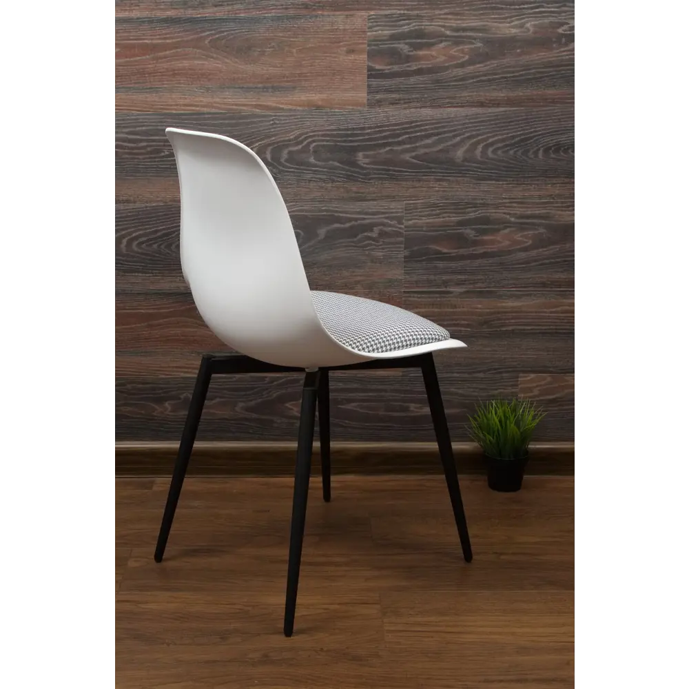 Фото 6 Комплект стульев 2 шт Zip-mebel Туссе 45x83x46 см рогожка цвет белый/светло-серый/черный Фото 6 Комплект стульев 2 шт Zip-mebel Туссе 45x83x46 см рогожка цвет белый/светло-серый/черный