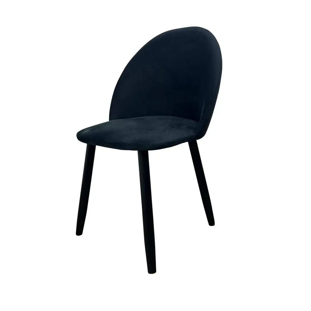 Фото Стул Solarius TesBlack 50x82x45 см велюр цвет черный Фото Стул Solarius TesBlack 50x82x45 см велюр цвет черный