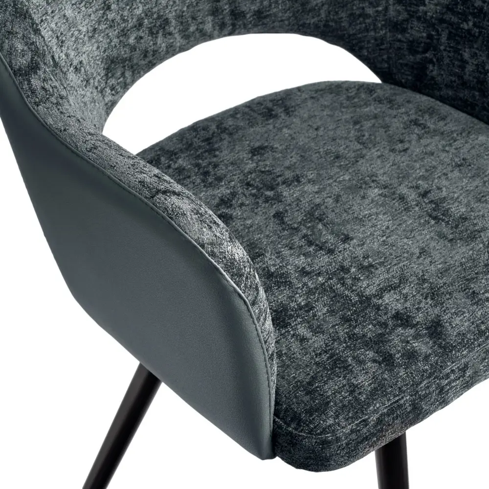 Фото 4 Стул Bradex Bruno 61x61x57 см искусственная кожа цвет серый Фото 4 Стул Bradex Bruno 61x61x57 см искусственная кожа цвет серый