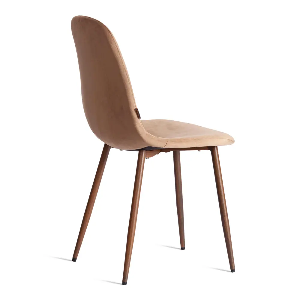 Фото Кухонный стул Tetchair Breeze 44x86x53 см велюр цвет темно-коричневый Фото Кухонный стул Tetchair Breeze 44x86x53 см велюр цвет темно-коричневый