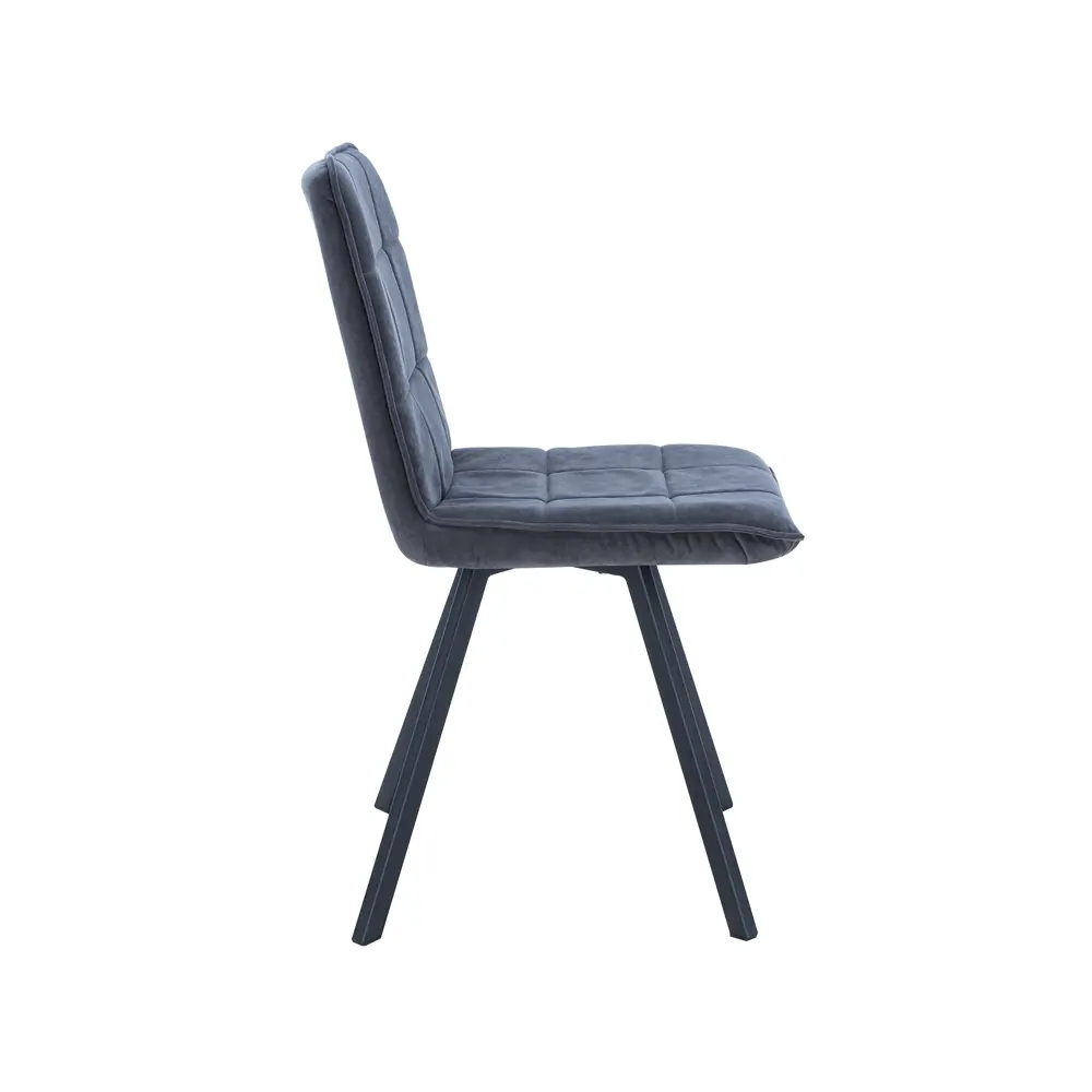 Фото 3 Стул Leset Норман металл черный ткань графитовый Фото 3 Стул Leset Норман металл черный ткань графитовый