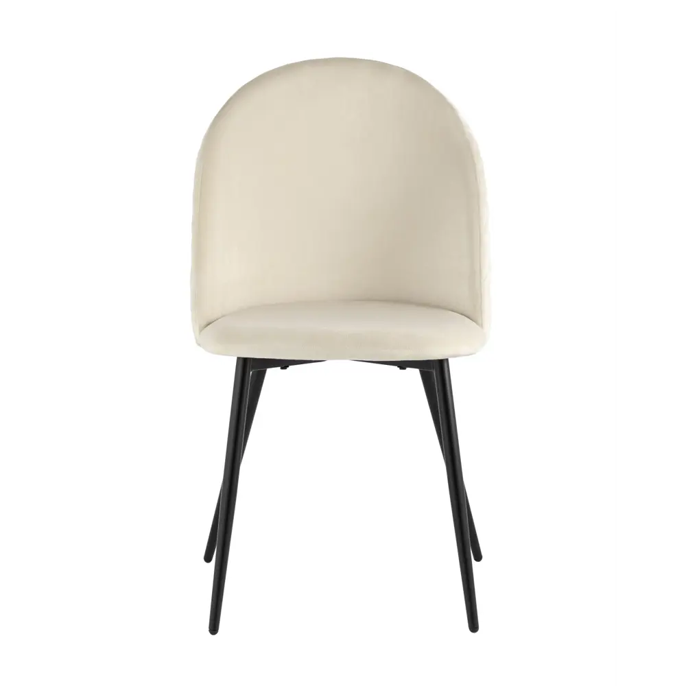 Фото 3 Стул кухонный Стул груп Lilly 85x57x46 см велюр цвет бежевый HLR-2 Фото 3 Стул кухонный Стул груп Lilly 85x57x46 см велюр цвет бежевый HLR-2