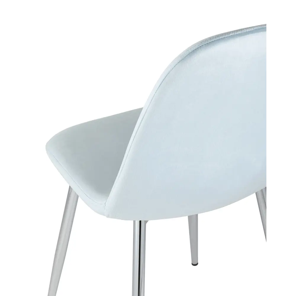 Фото 4 Стул кухонный Стул груп Валенсия 84x53x44 см велюр цвет голубой DC-93025K HLR-16 Box