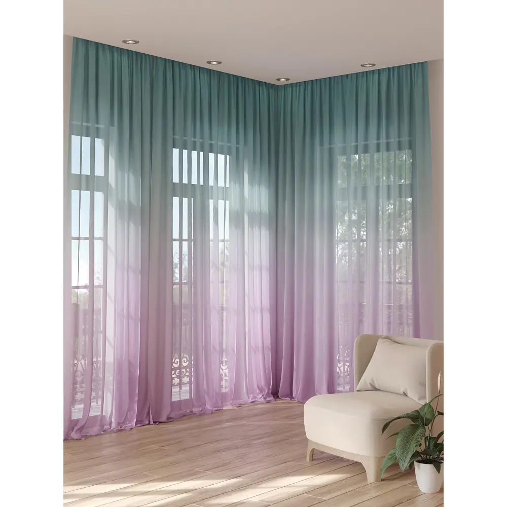 Фото 3 Тюль на ленте Helga Шонмирос 150x280 см вуаль цвет розовый HH974211 Фото 3 Тюль на ленте Helga Шонмирос 150x280 см вуаль цвет розовый HH974211