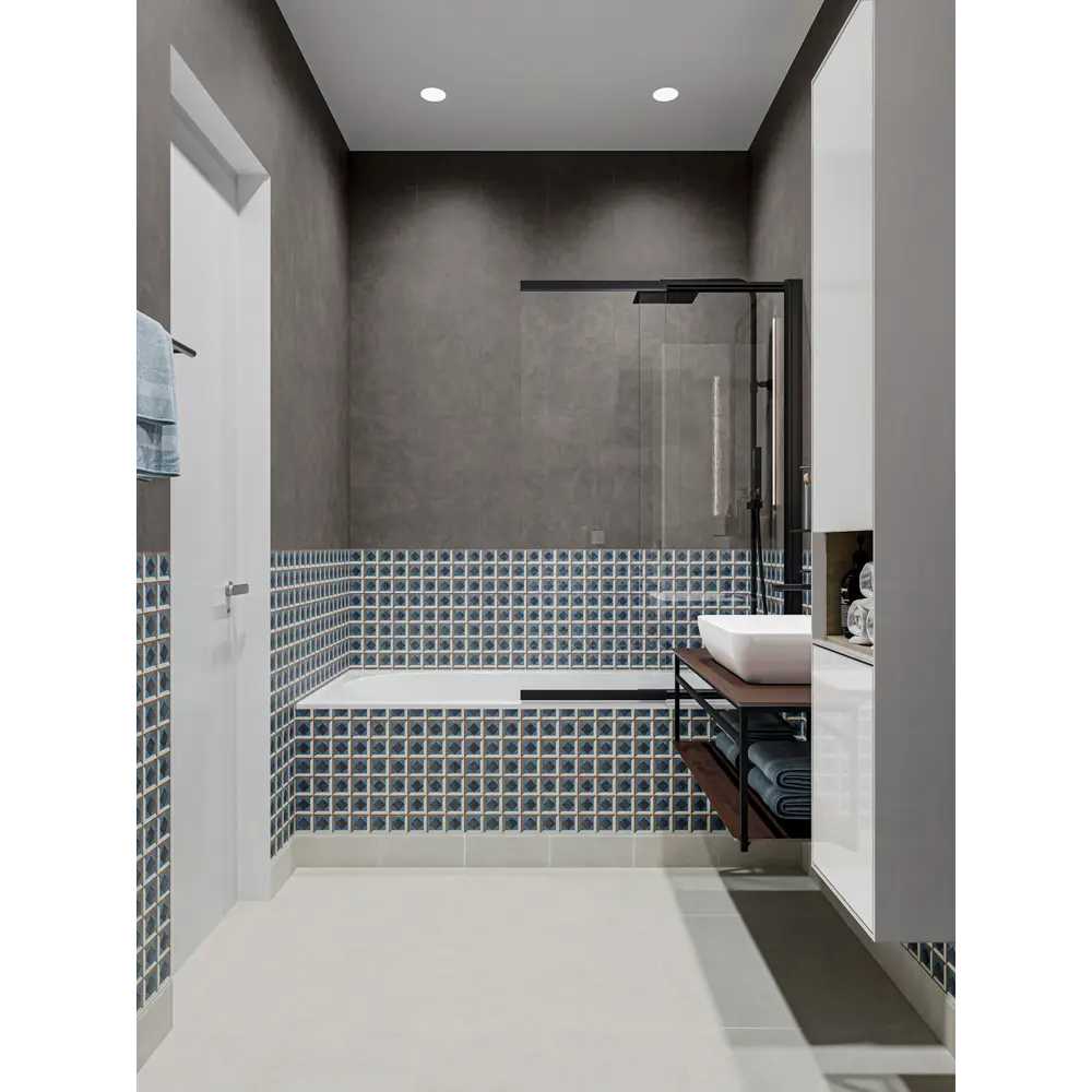 Фото 7 Керамогранит Kerama marazzi Про чементо DD641520R 60x60см цвет светло-серый, цена за упаковку Фото 7 Керамогранит Kerama marazzi Про чементо DD641520R 60x60см цвет светло-серый, цена за упаковку