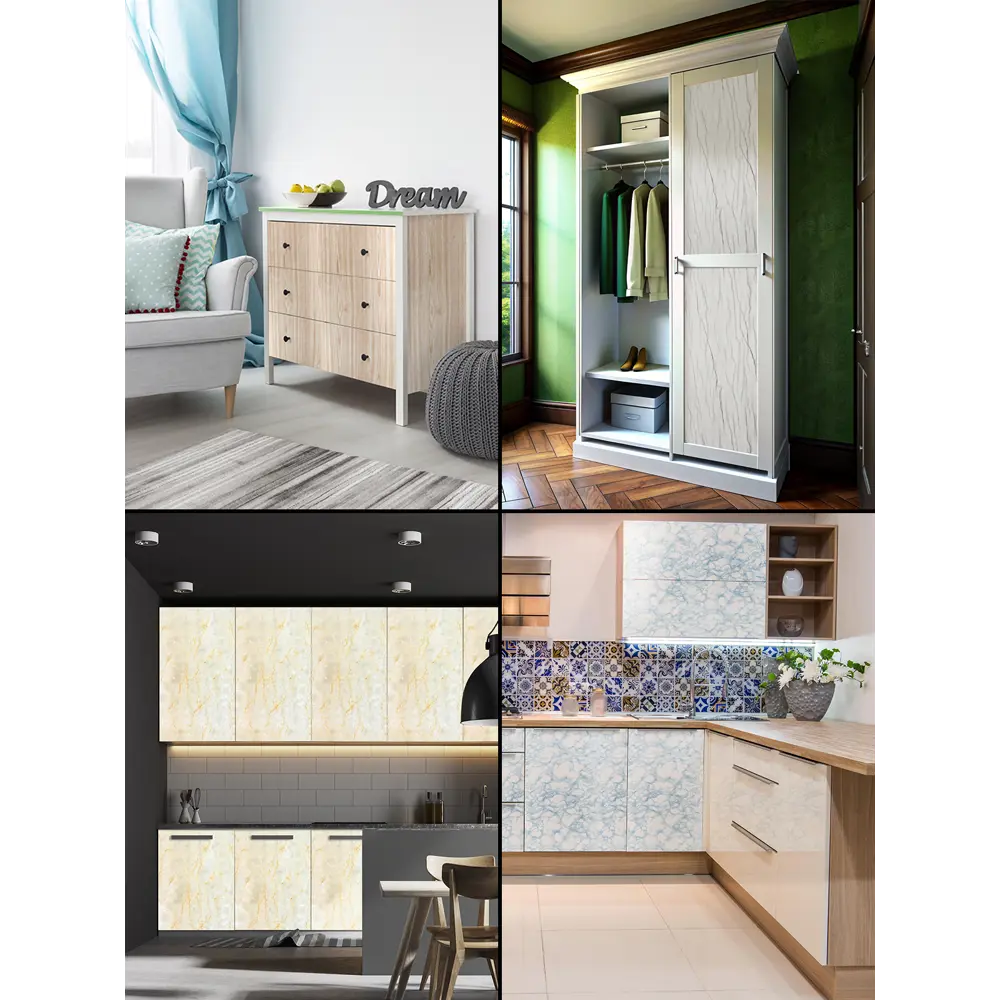 Фото 8 Пленка самоклеящаяся универсальная Deluxe 12020003 0.45x6 м цвет бежево-серый Фото 8 Пленка самоклеящаяся универсальная Deluxe 12020003 0.45x6 м цвет бежево-серый