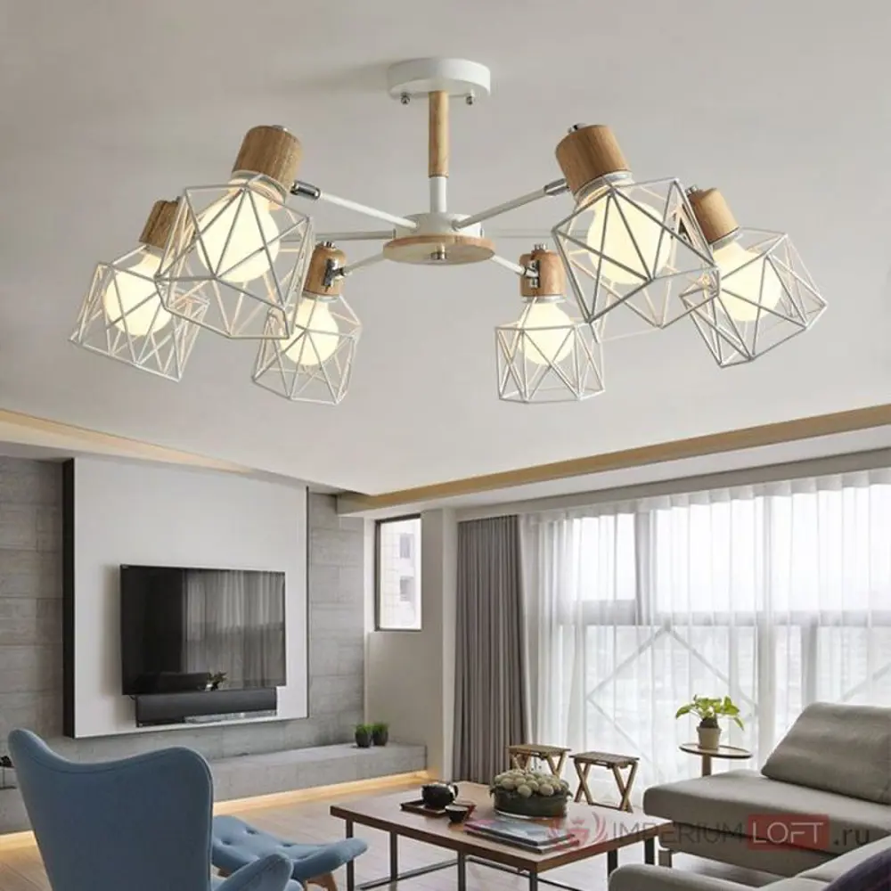 Фото 7 Люстра на штанге ImperiumLoft 189495-26 Corf 5 ламп 20 м² цвет желтый Фото 7 Люстра на штанге ImperiumLoft 189495-26 Corf 5 ламп 20 м² цвет желтый